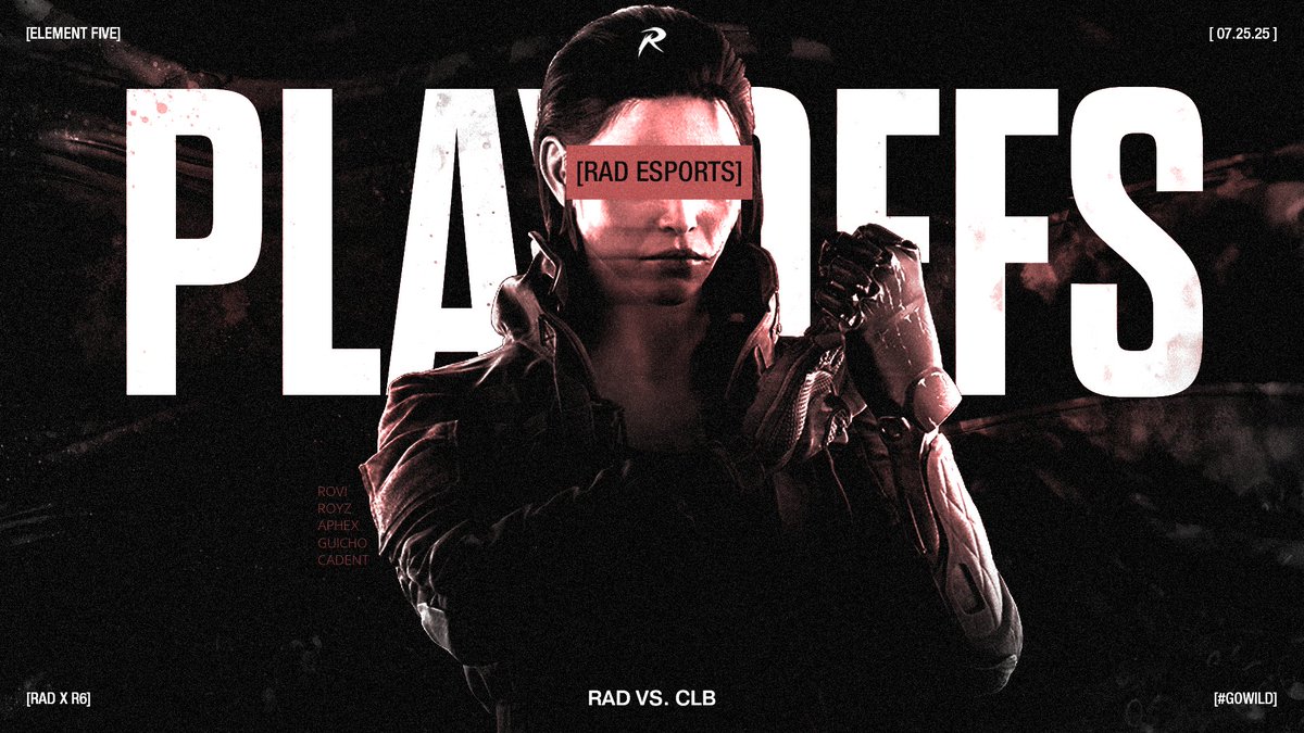 Ready to clap back 👏

#ELEMENT5 playoffs commence as we rematch Certified Lover Boys.

#GoWild