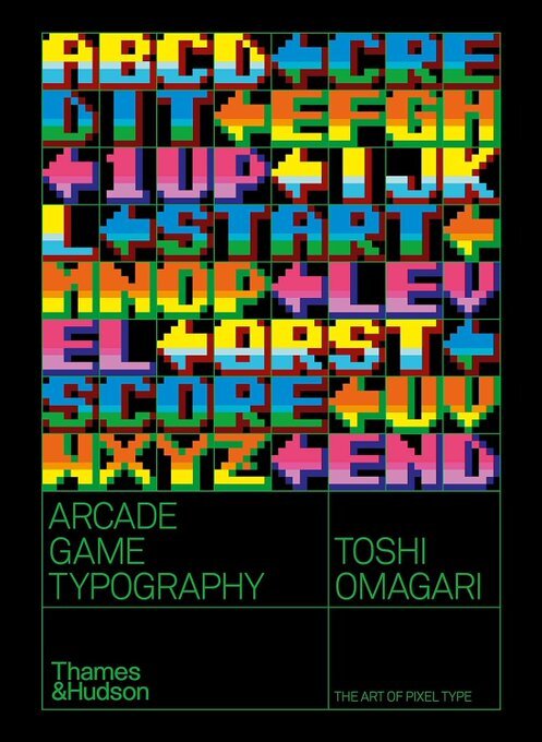 #ARCADE #GAME #TYPOGRAPHY by Toshi Magari amzn.to/3PJaZNv