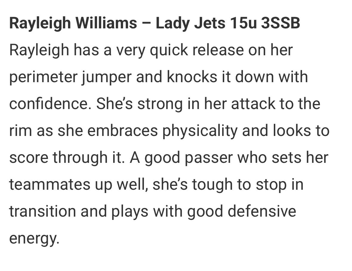 RayleighW10's tweet image. Thank you @JrAllStarBB for the write up and checking out my team @LadyJetsElite
#adidas #girlsbb #3SSB