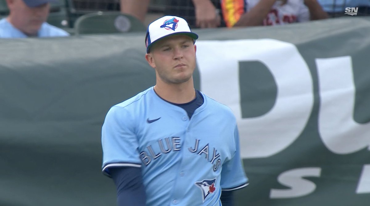 SportsLogos.Net (@sportslogosnet) on Twitter photo I've picked this <a href="/BlueJays/">Toronto Blue Jays</a> uniform combo so many times in <a href="/MLBTheShow/">MLB The Show</a>, I'm pretty stoked to see it actually happen in real life tonight. I've picked this <a href="/BlueJays/">Toronto Blue Jays</a> uniform combo so many times in <a href="/MLBTheShow/">MLB The Show</a>, I'm pretty stoked to see it actually happen in real life tonight.
