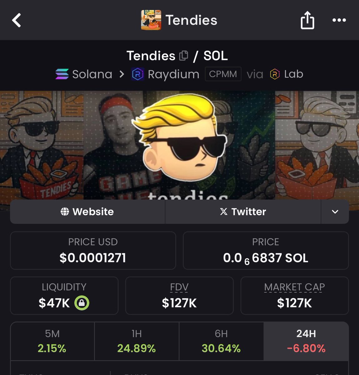 Dexscreener has been updated with new: 

Banner✅
Icon✅
Website✅
Description✅