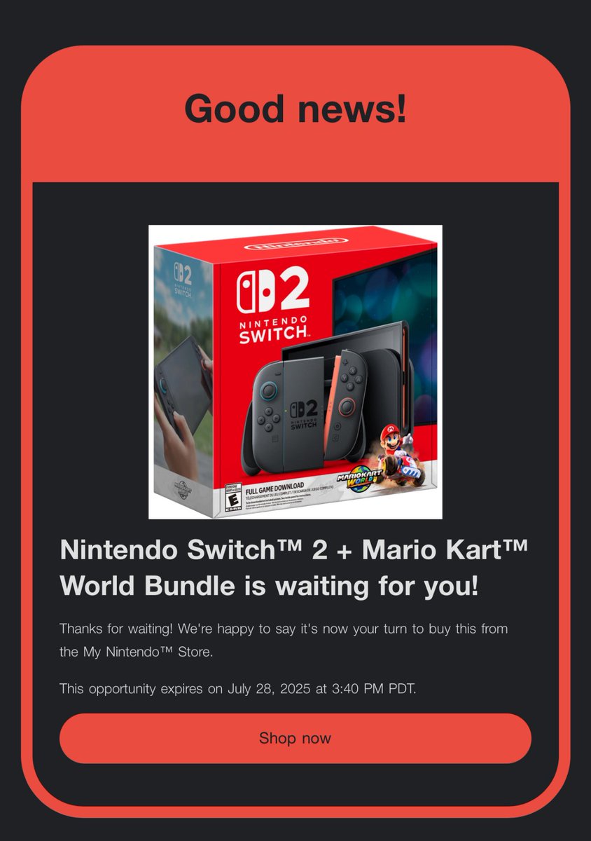 TCoolmunk's tweet image. They finally sent me the email after the system has been out for a month and a half and me owning one for a little shorter than that