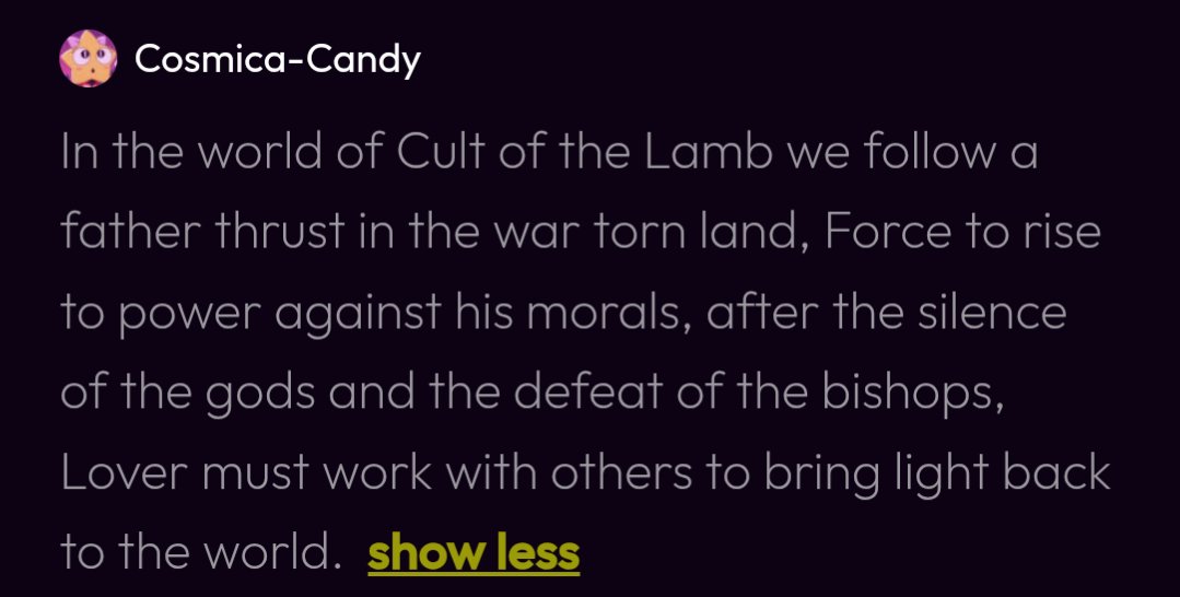 I really love the description for LF.