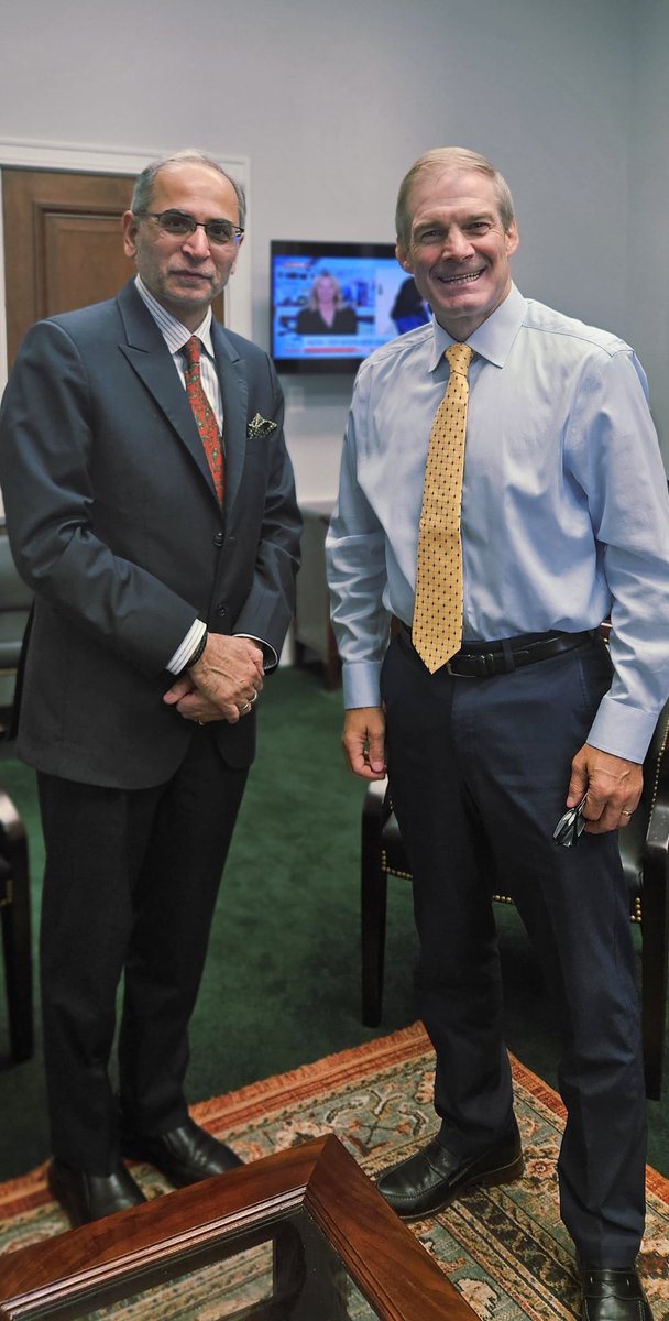 Amb Vinay Mohan Kwatra (@ambvmkwatra) on Twitter photo Great discussion with Rep. <a href="/Jim_Jordan/">Rep. Jim Jordan</a> , Chair of the House Judiciary Committee, on shared 🇮🇳🇺🇸 priorities. From tech to trade and strategic ties — a productive exchange on strengthening our partnership.
<a href="/JudiciaryGOP/">House Judiciary GOP 🇺🇸🇺🇸🇺🇸</a> Great discussion with Rep. <a href="/Jim_Jordan/">Rep. Jim Jordan</a> , Chair of the House Judiciary Committee, on shared 🇮🇳🇺🇸 priorities. From tech to trade and strategic ties — a productive exchange on strengthening our partnership.
<a href="/JudiciaryGOP/">House Judiciary GOP 🇺🇸🇺🇸🇺🇸</a>
