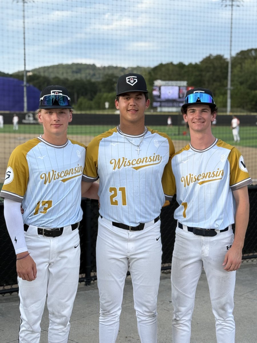 Very proud of these three.  Great representatives of our school, program and the level of talent in Wisconsin. <a href="/CooperSiev/">Cooper Sievert</a> <a href="/EliDreier1/">Eli</a> <a href="/carterfry16_/">Carter Fry</a>