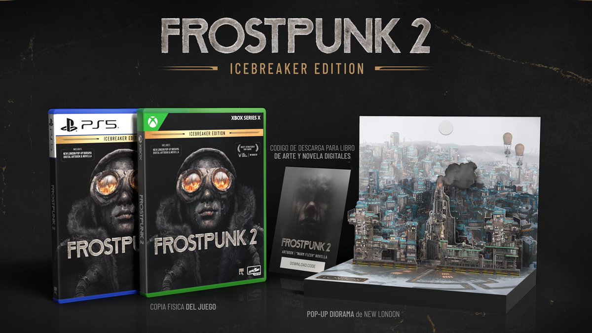 Zona_checkpoint's tweet image. La edición icebreaker de Frostpunk 2 me ha dejado 🥶helado🥶 es una edición brutal. 

Si lo queréis lo tenéis disponible el 18 de septiembre. 
@MeridiemGames @frostpunkgame