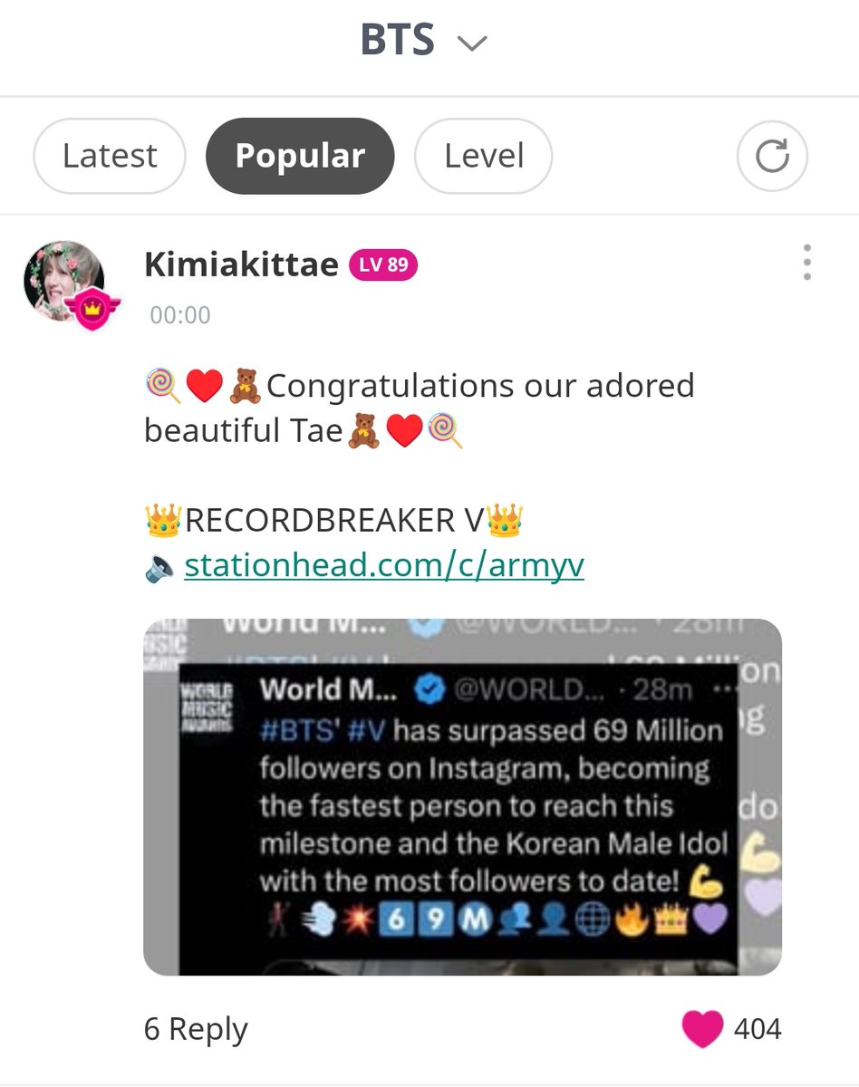 kthvotingteam's tweet image. JULY 26 | Today's Posts Are Up on Idolchamp – BTS Community!
Tasks:
1. LIKE the posts
2. Leave a COMMENT
3. Like ALL replies (up to 30 thumbs-up)
📍EARN CHAMSIMS📍
Please engage with all posts for Tae ASAP!
Also, check the Popular and Levels sections for all Tae-related posts…