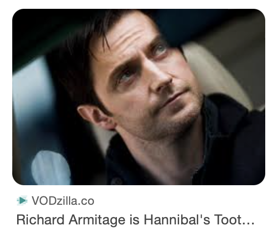 beanyzilla's tweet image. Hannibal&apos;s what