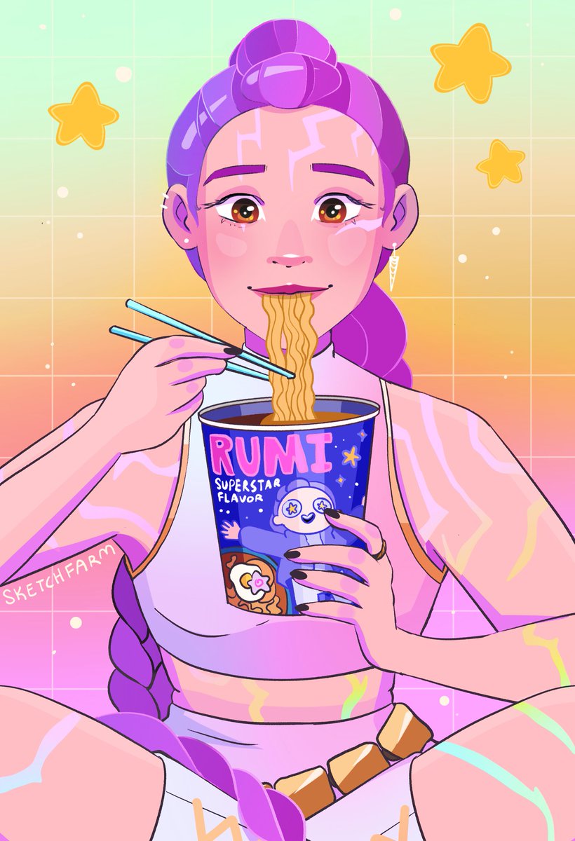 sketchfarm's tweet image. Rumi 💜

#kpopdemonhuntersfanart #KPOPDEMONHUNTERS