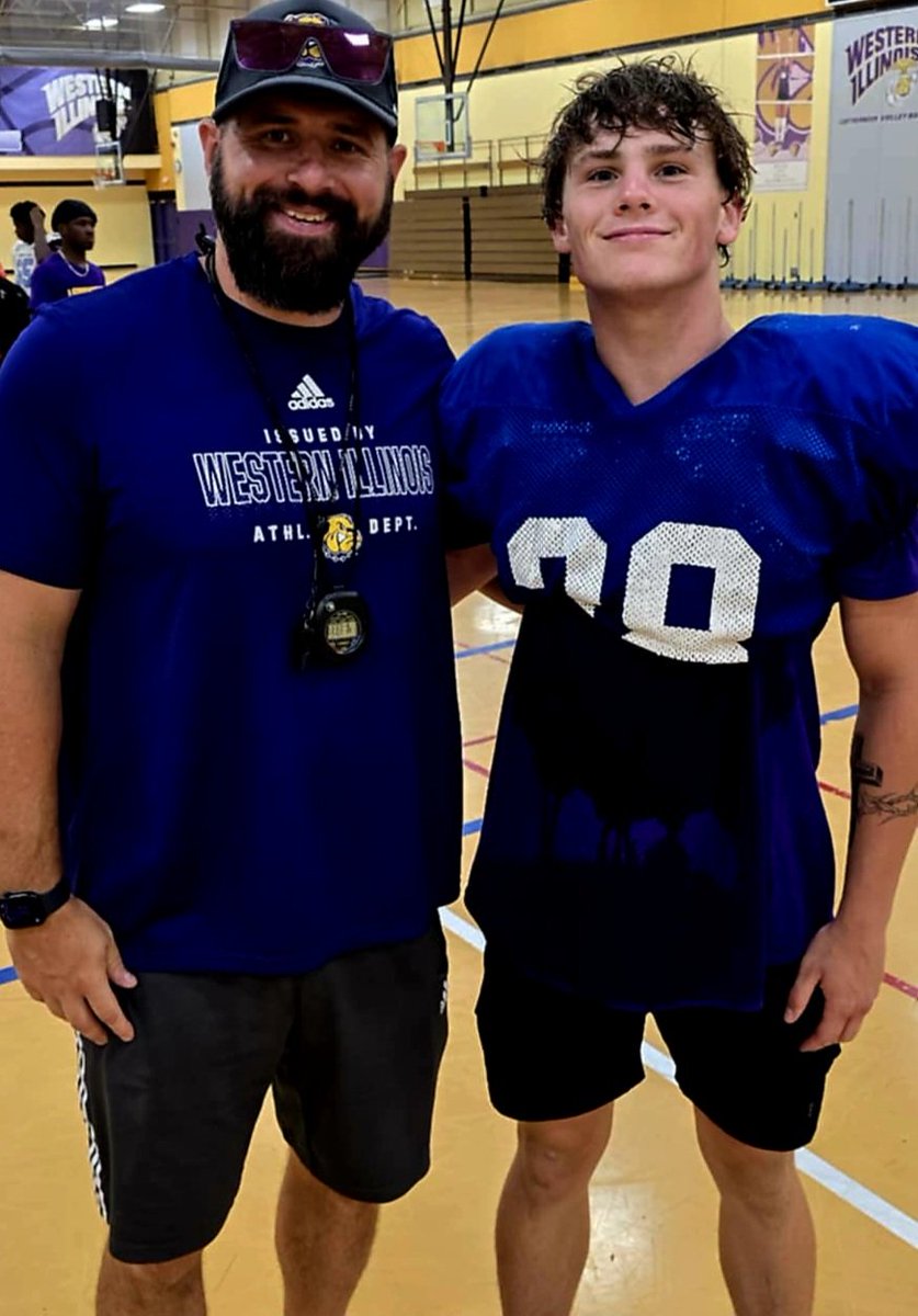 Liam Doneyhue (@doneyhue_liam) on Twitter photo Great camp, great campus, and great time today at <a href="/WIUFootball/">Western Illinois Football</a>! Special thanks to <a href="/CoachJoeDavis/">Joe Davis</a> for the invite, time & talk, and to the coaching staff for working with me and talking. I'm looking forward to staying in close touch! #GoNecks <a href="/KreczmerWIU/">Brandon Kreczmer</a> <a href="/CoachBWilson/">Brad Wilson</a> Great camp, great campus, and great time today at <a href="/WIUFootball/">Western Illinois Football</a>! Special thanks to <a href="/CoachJoeDavis/">Joe Davis</a> for the invite, time & talk, and to the coaching staff for working with me and talking. I'm looking forward to staying in close touch! #GoNecks <a href="/KreczmerWIU/">Brandon Kreczmer</a> <a href="/CoachBWilson/">Brad Wilson</a>