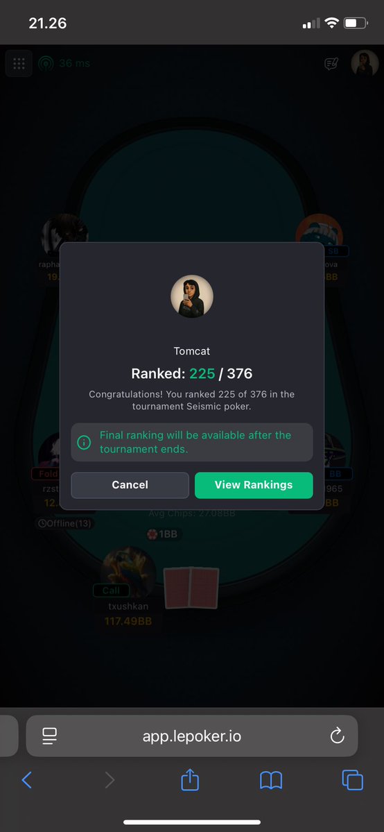 tomcatcatt's tweet image. Poker at @SeismicSys event was mad tough 😵💫
but playing with the homies? 10/10 vibes 🔥
Win or lose, community hits different.