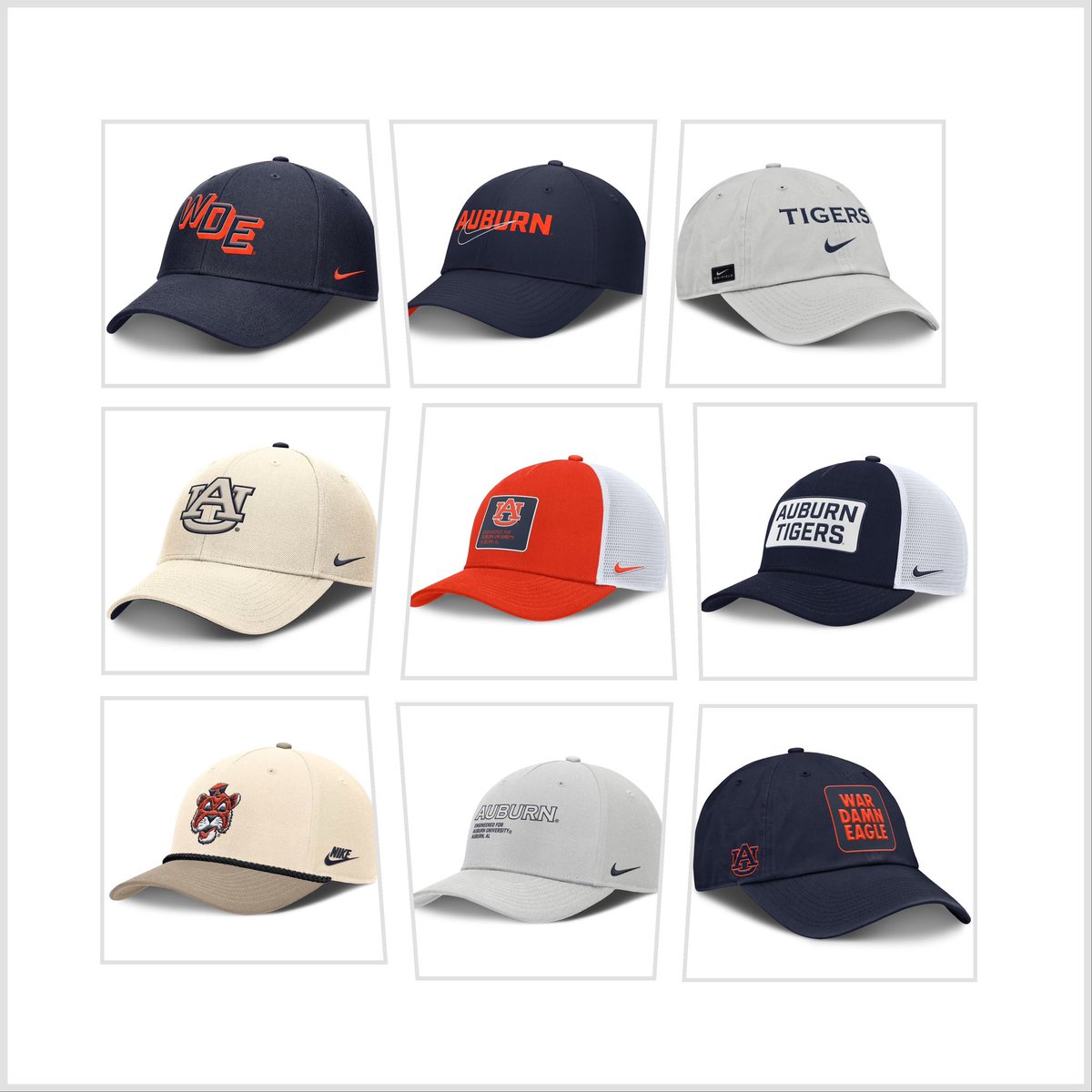 AUFAMILY's tweet image. The AU Nike hats may be our favorite and definitely hit more of the reasonable point from a price perspective - anyone grab one of these today? ➡️ fanatics.93n6tx.net/OeZmKK