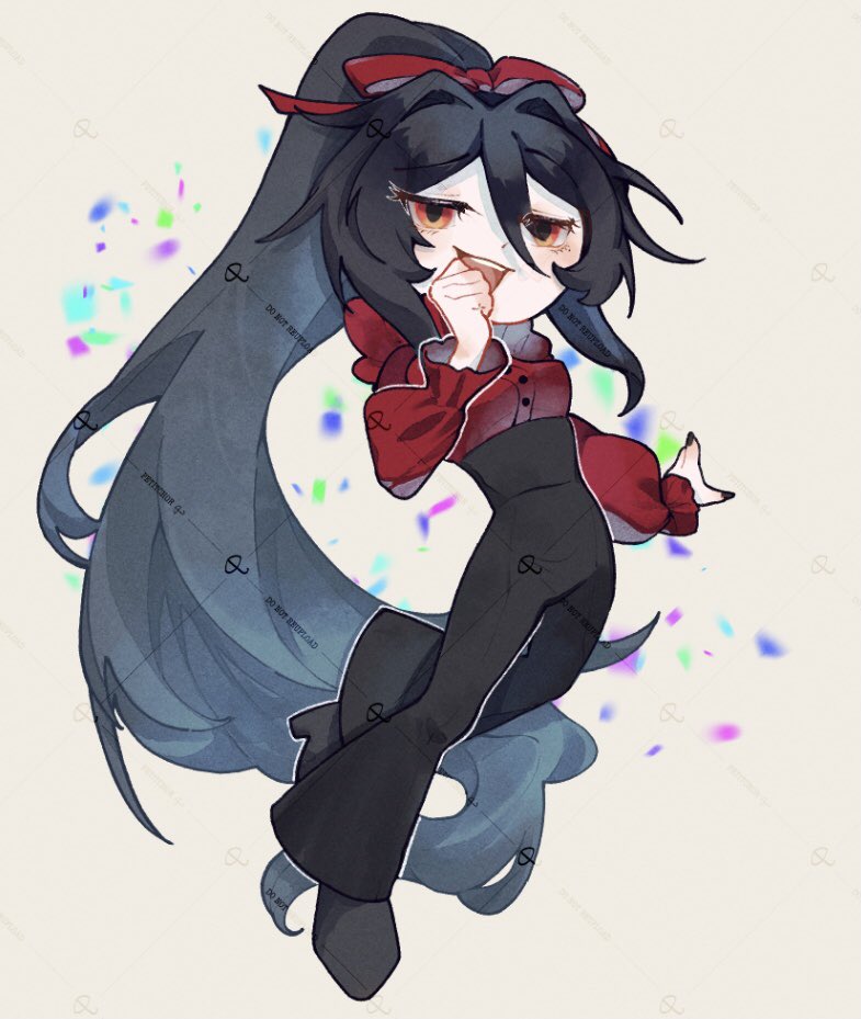 Petit_Chor's tweet image. Watercolor Chibi Commission!