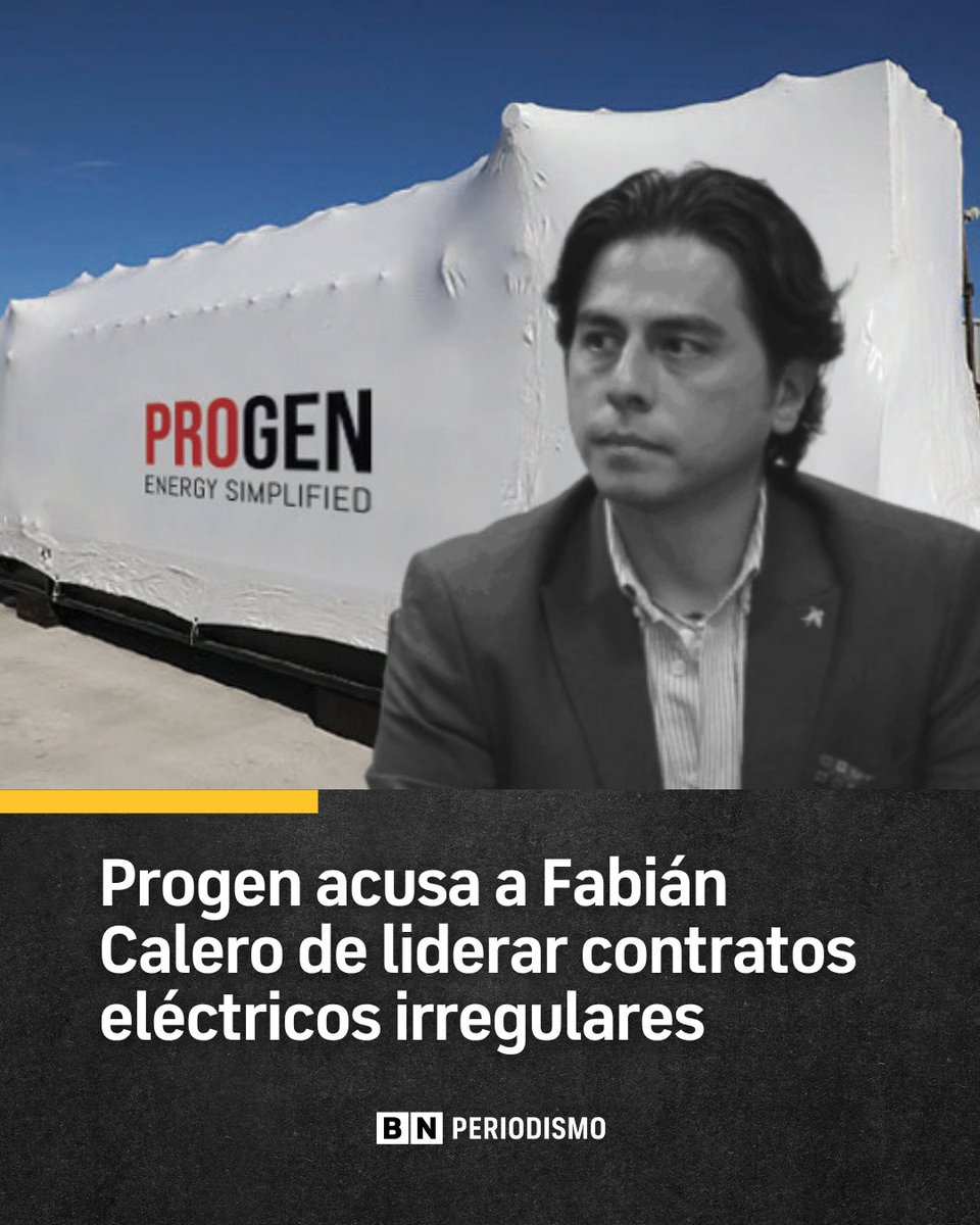 La empresa estadounidense Progen Industries acusó a Fabián Calero, exgerente general de Celec y exviceministro de Energía, de liderar las negociaciones para los contratos de generación emergente en las plantas de Quevedo y Salitral. En un comunicado difundido el 24 de julio de