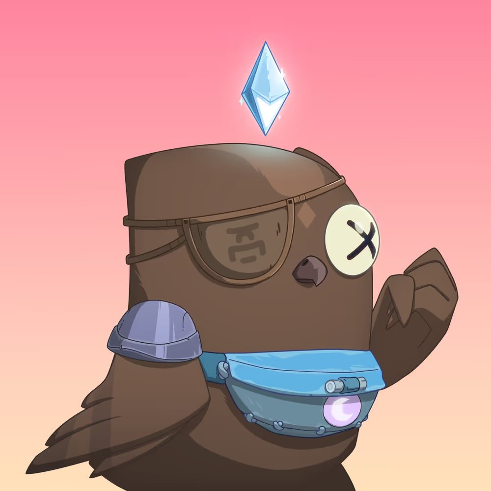 atari_god's tweet image. bought this to flip but gud possibility of becoming a permanent community member 

lets see what @spencer posts about monday 

either way,  kudos for crushing the moonbirds takeover 

a lot of people i respect, respect you