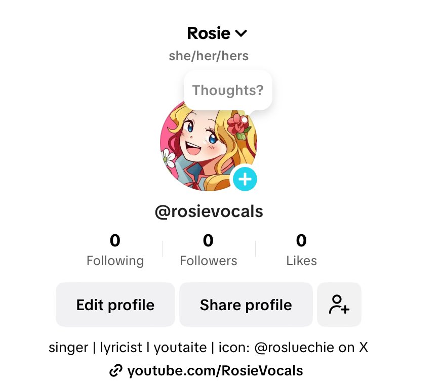 TheRoseSinger's tweet image. I made a TikTok for some reason lol I might not be super active on there but feel free to follow!