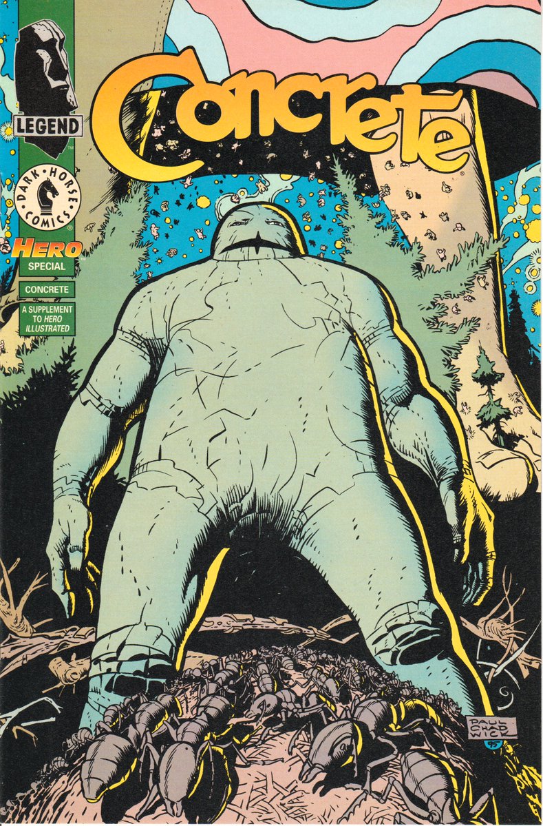 odhurt's tweet image. Paul Chadwick's Concrete special from Dark Horse Comics and Hero Illustrated.