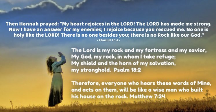 WeaponofPrayer's tweet image. 1Sam.2:9 He watches over the feet of His godly ones,
But the wicked ones are silenced in darkness; For not by might shall a person prevail. 10 Those who contend with the Lord will be terrified; Against them He will thunder in the heavens,The Lord will judge the ends of the earth;