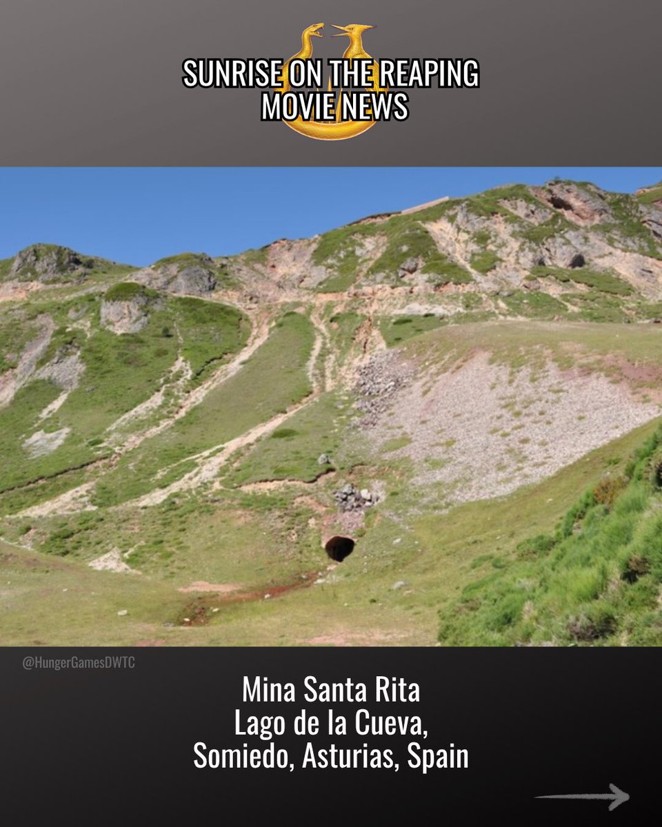 HungerGamesDWTC's tweet image. According to La Nueva España, Sunrise on the Reaping will be filming at one other location in Asturias, Spain in late August. The last scenes to be filmed in the area are expected to be near Lago de la Cueva and the Mina Santa Rita, an old iron mine right near the lake.