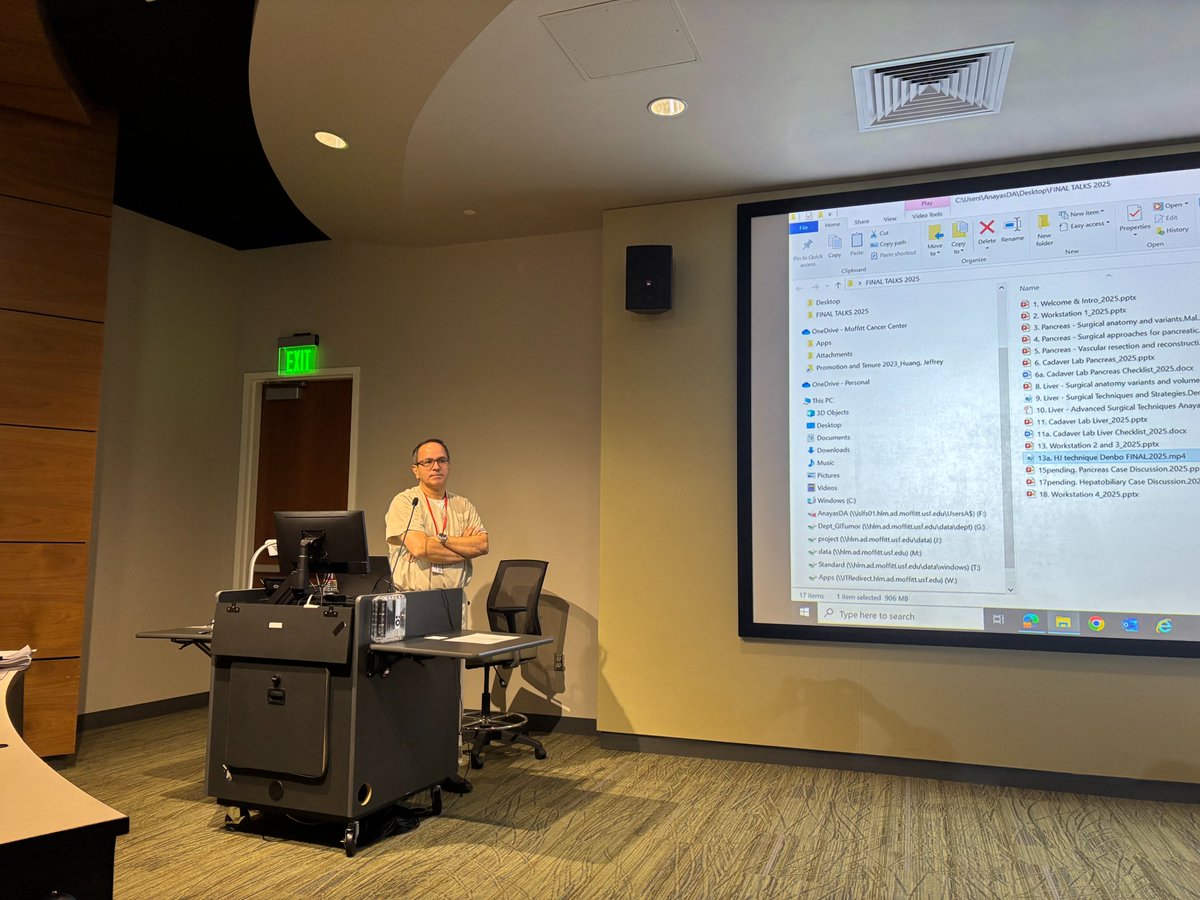 EAVegaMD's tweet image. Wrapping up an amazing #HPBSurgery course at @USFCAMLS with virtual hepatectomy, operative standards in liver &amp;amp; pancreas, and thoughtful case discussions. @AHPBA @SSATnews @FujifilmUS @MHepatobiliary