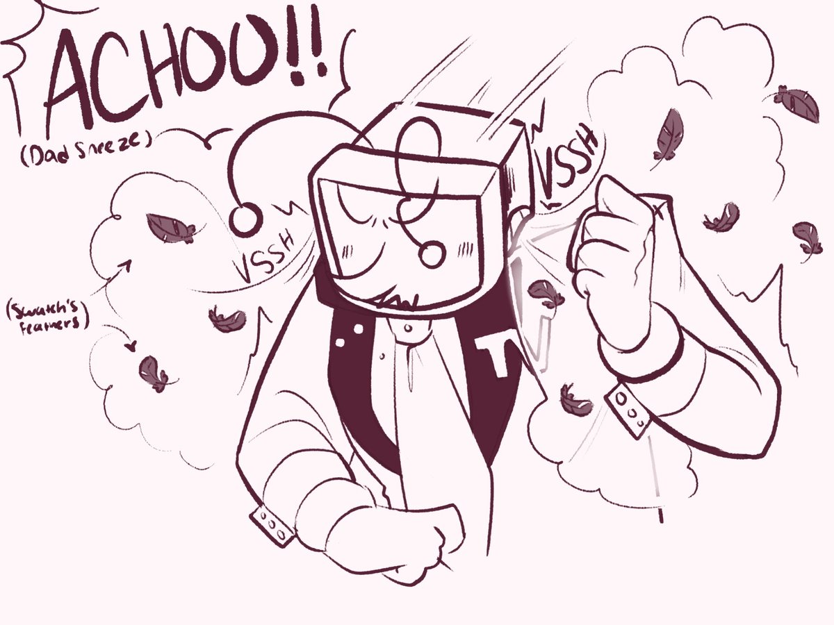 DrSmashDoodles's tweet image. Bro was a little congested 🪶🤧
#tenna #swatch #swatchtenna #deltarune