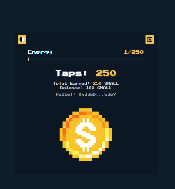 _cryptoTomNook's tweet image. I'm printing $SMALL like it's 2021 again. Who needs mining rigs when you got fingers? Join @Smalltoshi Smallcoin, because tapping is the new mining!
smallcoin.xyz/?ref=B80E27E0