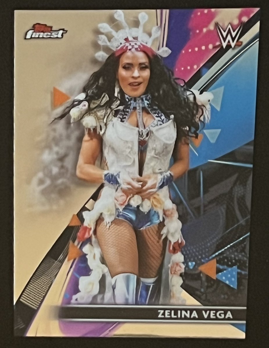 StudMuffinSays's tweet image. Please enjoy tonight’s @StJude #SmackDown #Wrestling FLASH AUCTION - @
Facebook.com/MXWJoelGertner
2021 Topps Finest #WWE
ZELINA VEGA card
Have Fun —- GOOD LUCK!!
@WrestlingCards #WrestlingCards @ZelinaVegaWWE