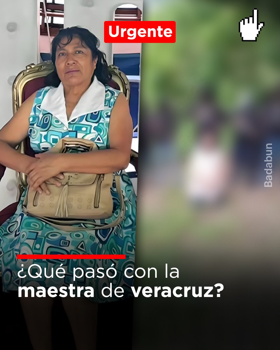 Le acaban de hacer lo peor a una maestra en Veracruz. Su nombre era Irma Hernández Cruz, y todo México debe conocer su historia. No debemos olvidar su nombre ni lo que le pasó, porque lo que le hicieron fue un crimen contra todos los que se esfuerzan por vivir con dignidad.

Para