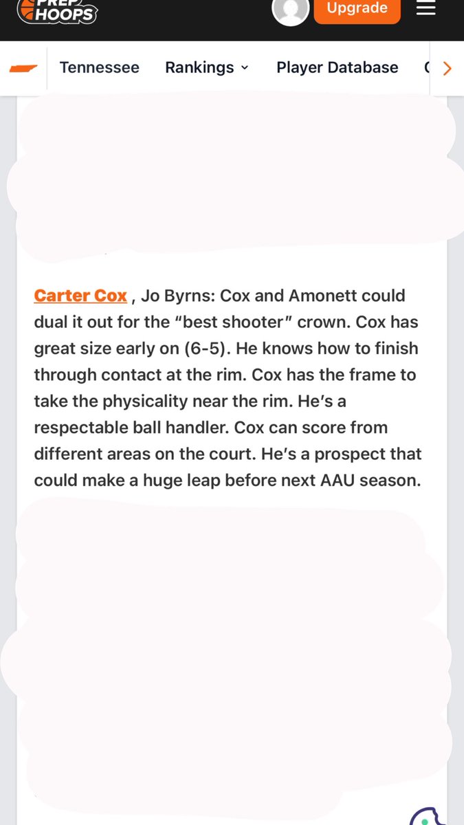 Carter Cox (@cartercox09) on Twitter photo Thank you <a href="/CourtneyHoops90/">Courtney Asher Smith</a> for including me in this article !
<a href="/BryantEHallSr/">Bryant E. Hall, Sr.</a> <a href="/teamnikesel2028/">Team Nike Select 2028</a> <a href="/PrepHoops/">Prep Hoops 🏀</a> <a href="/PrepHoopsTN/">Prep Hoops Tennessee</a> <a href="/AndrewForce8/">Andrew Force</a> <a href="/KevinMoses38/">Kevin Moses LLC</a> <a href="/BCATHOOPS/">BCAT</a> <a href="/615Preps/">615 Preps</a> Thank you <a href="/CourtneyHoops90/">Courtney Asher Smith</a> for including me in this article !
<a href="/BryantEHallSr/">Bryant E. Hall, Sr.</a> <a href="/teamnikesel2028/">Team Nike Select 2028</a> <a href="/PrepHoops/">Prep Hoops 🏀</a> <a href="/PrepHoopsTN/">Prep Hoops Tennessee</a> <a href="/AndrewForce8/">Andrew Force</a> <a href="/KevinMoses38/">Kevin Moses LLC</a> <a href="/BCATHOOPS/">BCAT</a> <a href="/615Preps/">615 Preps</a>