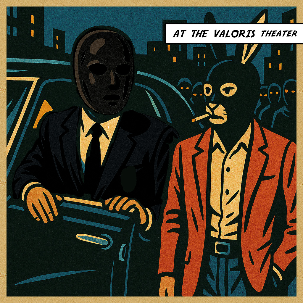 Breaking news 🗞️
With his face covered, our honorary member was spotted arriving at the Valoris Theater tonight.
Tomorrow, Valoris won’t be the same.