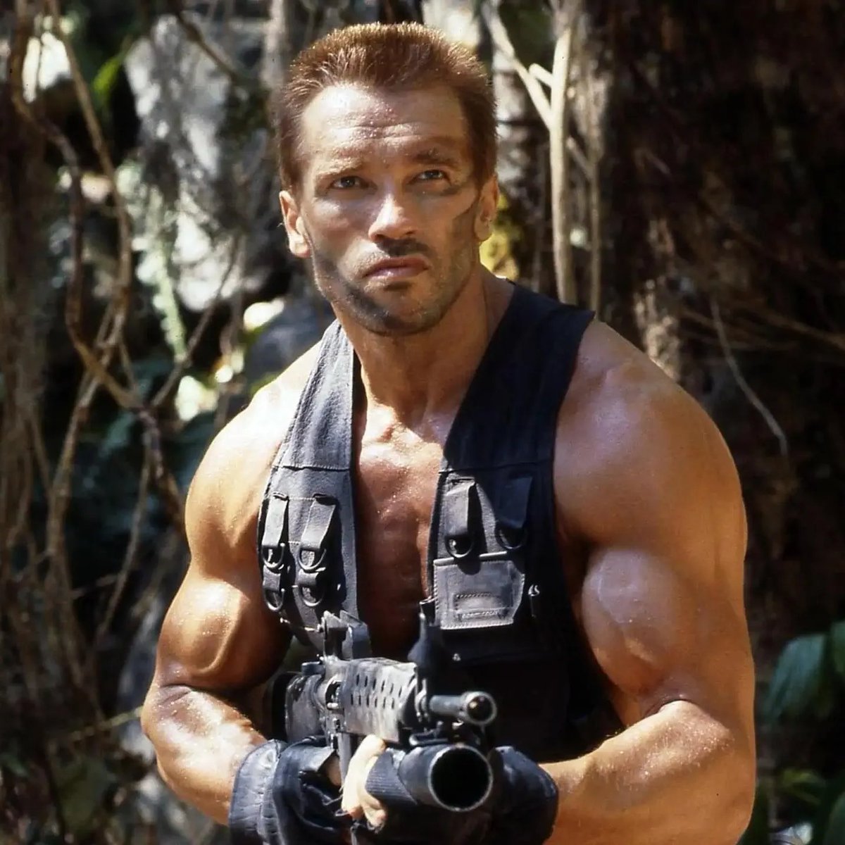 CultureCrave's tweet photo. Arnold Schwarzenegger is back in the Predator universe   

• His character is being added to an extended ending of 'Predator: Killer of Killers' tonight on Hulu at 7PM PT  

• He's talking with Dan Trachtenberg about what to do next https://t.co/mJBxjzRbiN