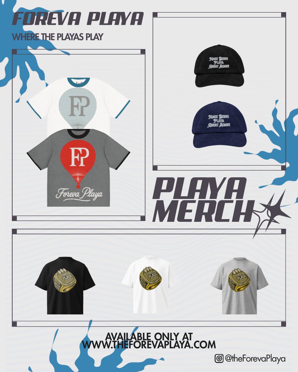 Foreva Playa how I pacc a P….
theForevaPlaya.com 
🍾🔥🖤™️