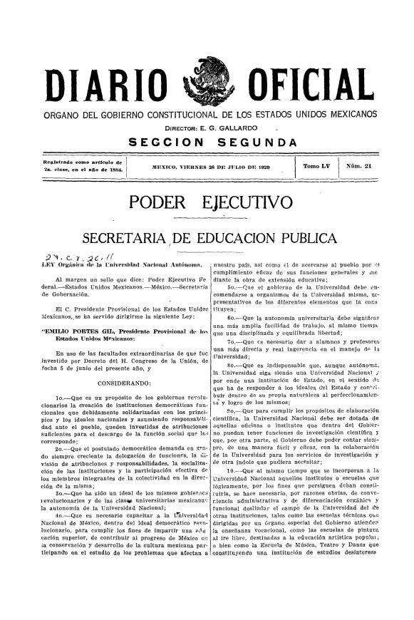 INEHRM's tweet image. #HoyEnLaHistoria
26-julio-1929
Se publicó la Ley Orgánica que dio autonomía a la Universidad Nacional de México hoy UNAM Universidad Nacional Autónoma de México
Conócela en ahunam.unam.mx/autonomia/1929…