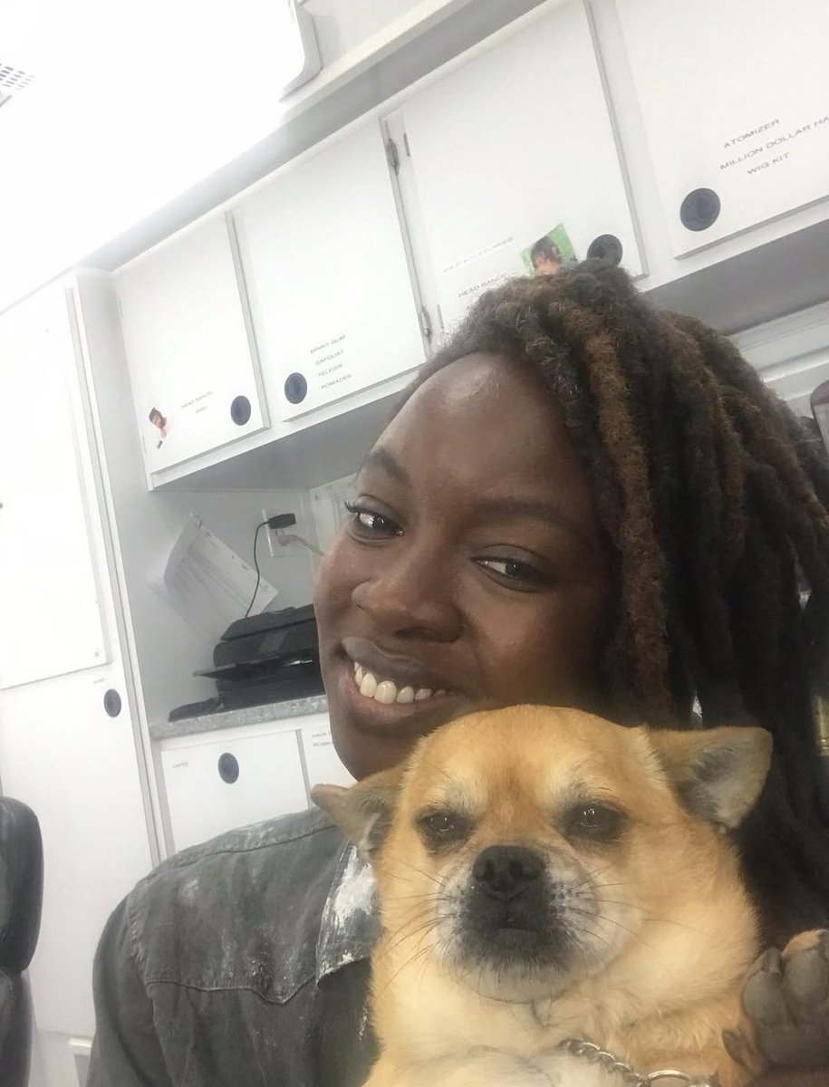 TOWL_AMC's tweet image. Danai shared news on the passing of her dog Papi. In memoriam, she posted pics of him with her, Andy, and others. She also included beautiful words about Papi's impact on her life.
📸: Danai Gurira IG