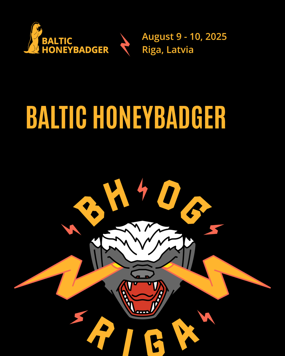 🇱🇻 12% of Latvians are into crypto. And in August, it becomes the  epicenter of Bitcoin maximalism, supported by Cryptopolitan as a media  partner. Baltic HoneyBadger 2025. 🗓️ August 9–10, 2025 📍
