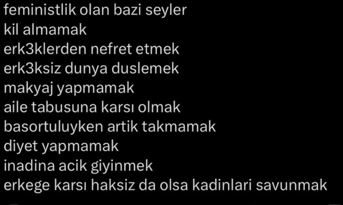 elif_asya_a's tweet image. Bunun adı feminizm değil bilginiz olsun.
Erkeğe karşı haksız da olsa kadınları savunmak çok saçma. Bu ne feminizme ne de femdoma uymayan bir söylem. Yalnız femcel propagandası kabul edilebilir.
Kızlar erkek düşmanlığı feminizm değil öğrenin şunu.