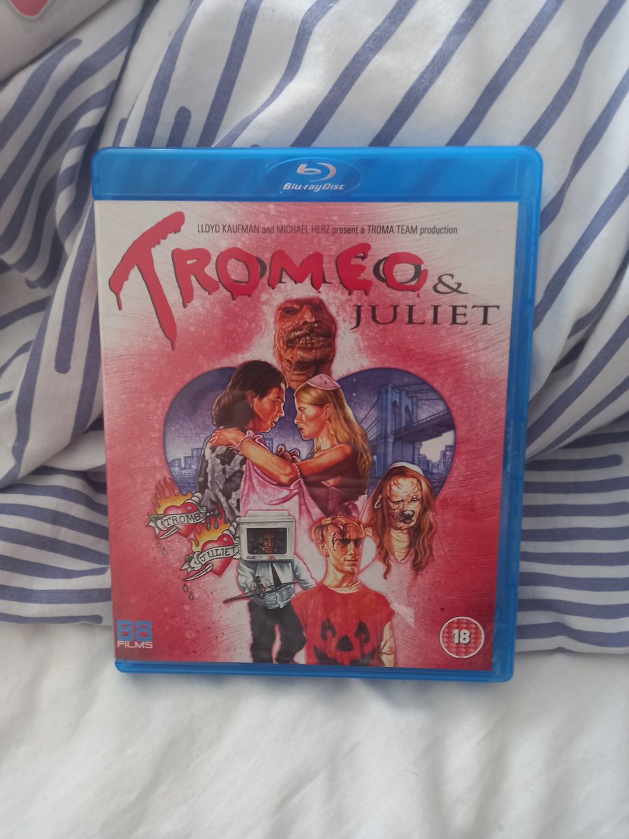 Screamqueenarmy's tweet image. Latest @88_Films blu ray I picked up from @Cex  #Tromeoandjuliet