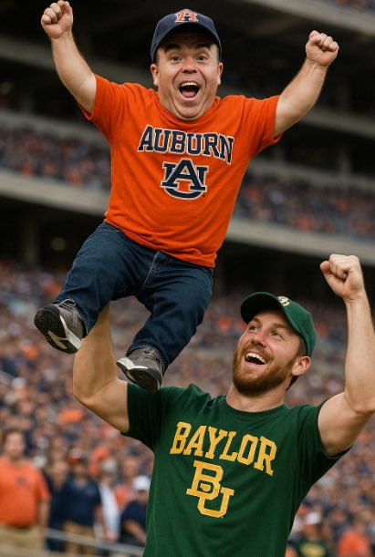 baylor_bearss's tweet image. 35 days until we dominate the Auburn Tigers and throw them into the Brazos like the Wolf of Wall Street after a blowout win
