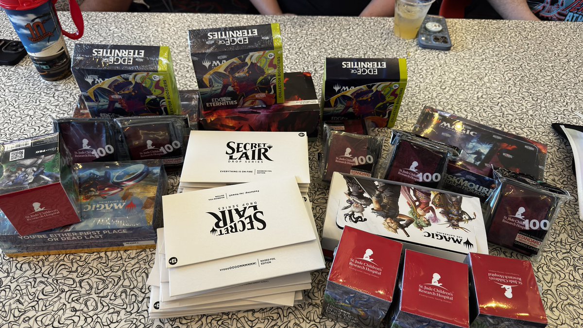 theChaosMerchant (@chaosmerchanttv) on Twitter photo We are about to get to cabana bay cafe for <a href="/wizards_magic/">Magic: The Gathering</a> commander games and raise money for <a href="/StJudePLAYLIVE/">St. Jude PLAY LIVE</a>
Donate to play games where you are guaranteed to win packs and more.
<a href="/GCXEvent/">GCX</a> is about helping the kids.
Let’s have fun and change lives.
<a href="/The_Poolshark/">Erik</a> is here to We are about to get to cabana bay cafe for <a href="/wizards_magic/">Magic: The Gathering</a> commander games and raise money for <a href="/StJudePLAYLIVE/">St. Jude PLAY LIVE</a>
Donate to play games where you are guaranteed to win packs and more.
<a href="/GCXEvent/">GCX</a> is about helping the kids.
Let’s have fun and change lives.
<a href="/The_Poolshark/">Erik</a> is here to