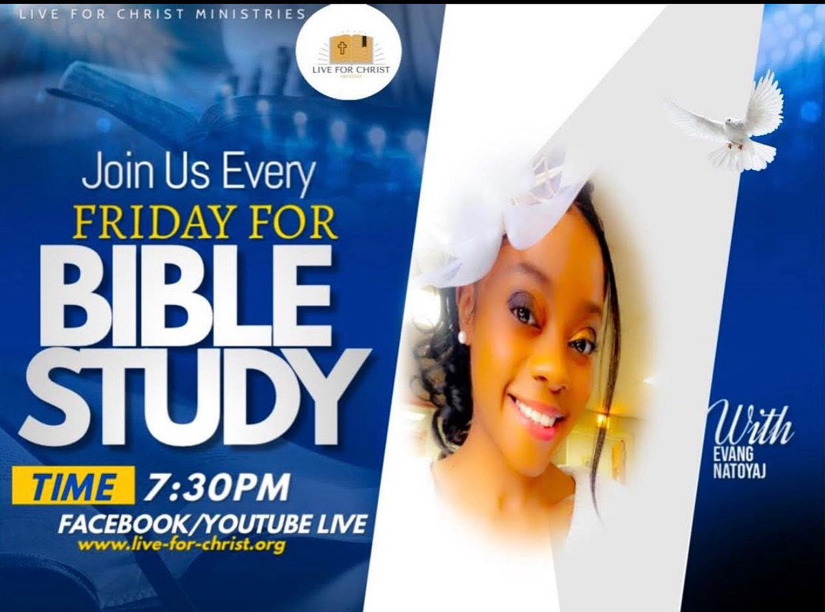 liveforchristm's tweet photo. Outreach Bible Study| Lesson Title: Prayer Brings Rest Part 2 | Evg. Natoya J @VisionaryNatoya 

Happening Tonight @ 7:30pm  #outreach #ministry https://t.co/IpfrzSXOAh