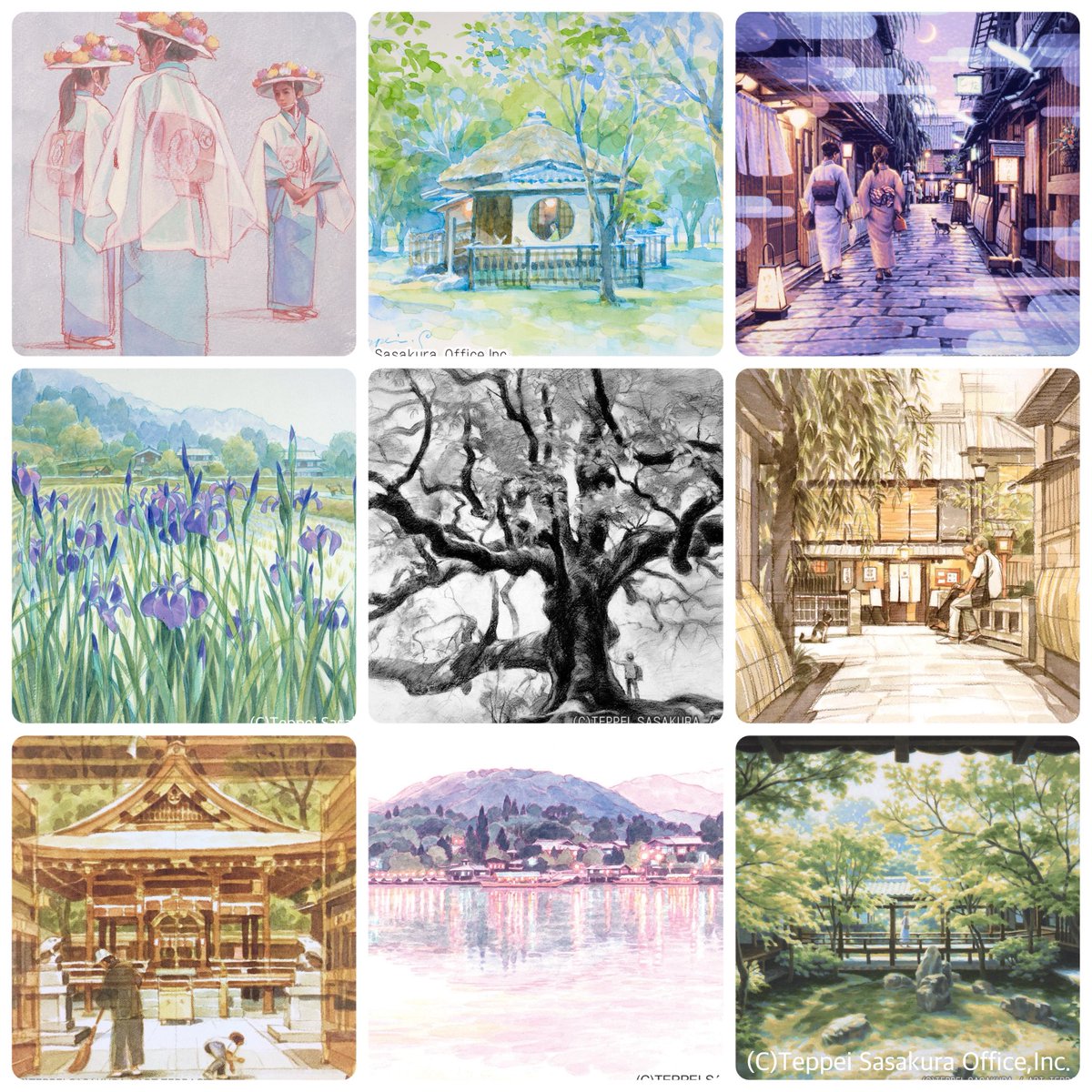 笹倉鉄平画集　The Works of Teppei Sasakura Amazon | 笹倉鉄平作品集 The Art of TEPPEI SASAKURA