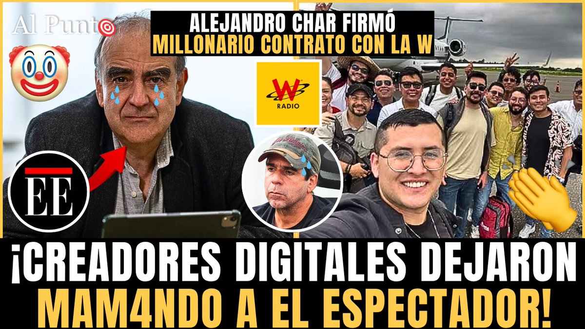 AlPuntoCol's tweet image. 🚨👏 ¡CREADORES digitales LE GANARON BATALLA a El Espectador! ¡Tendrán que RECTIFICAR por ESTIGMATIZAR!
👉 youtu.be/SVAi7Z2xP6E