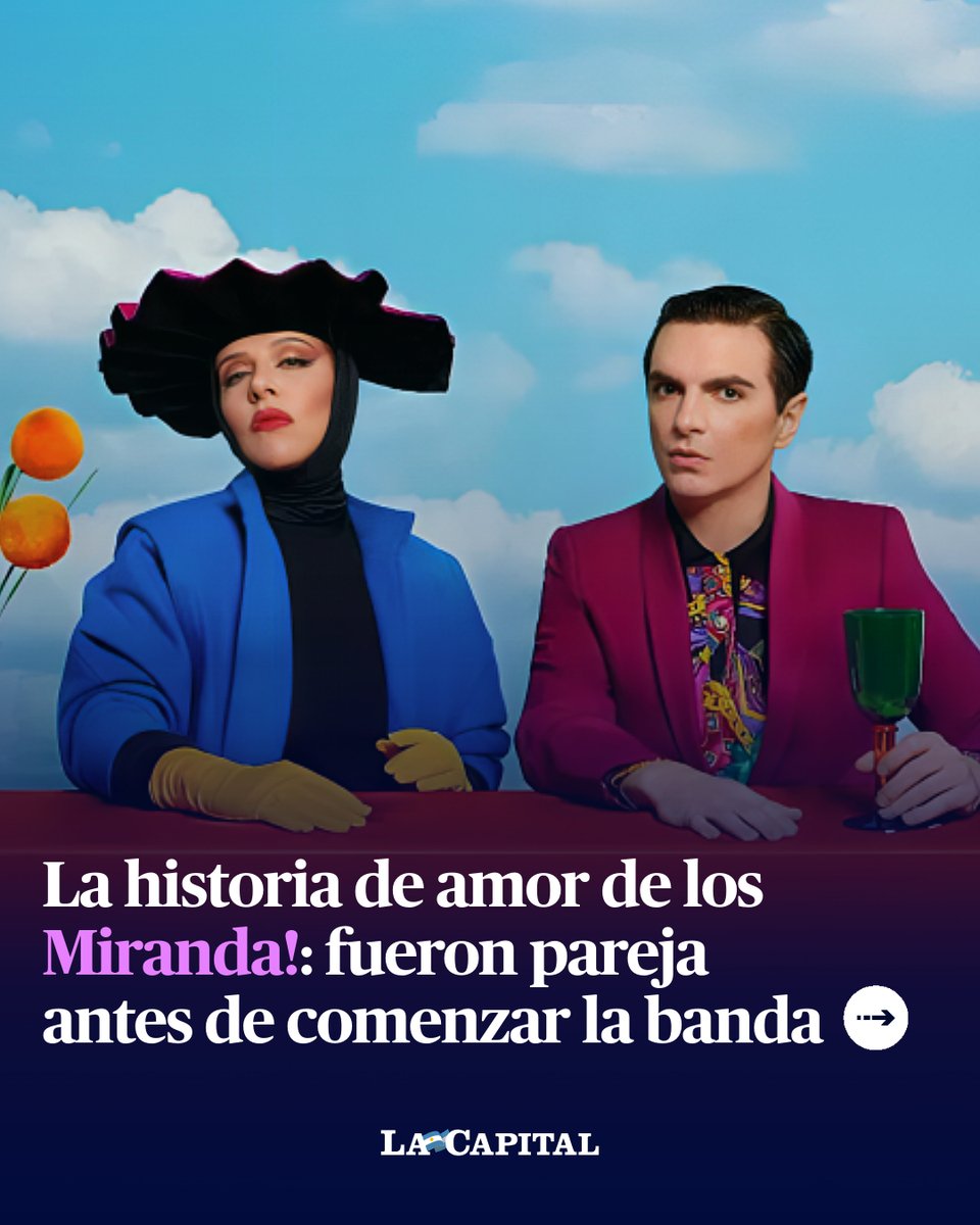lacapital's tweet image. 🎶 Los #Miranda! están causando furor. Aunque la banda tiene 24 años de trayectoria, en el último tiempo sumaron fanáticos de las nuevas generaciones.
Con el lanzamiento de su último disco Hotel Miranda!, donde reversionan sus propios hits con artistas destacados -como Andrés…