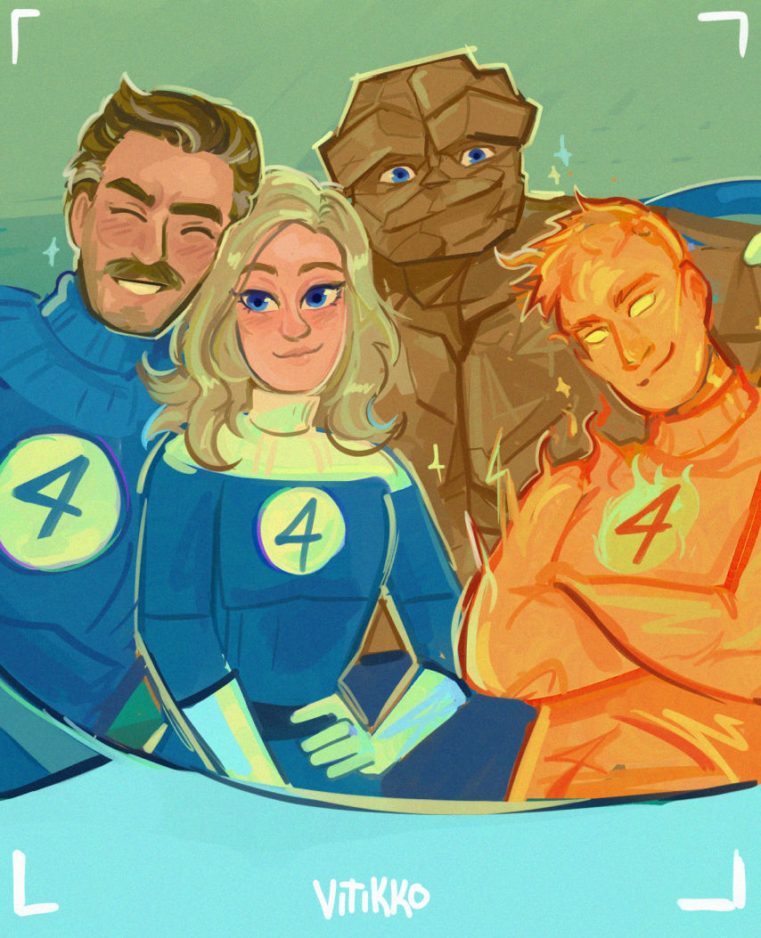 vitikko's tweet image. the fantastic four have arrived in the item shop!! if you're getting them, consider using code vitikko to support me! 馃挋 #ad