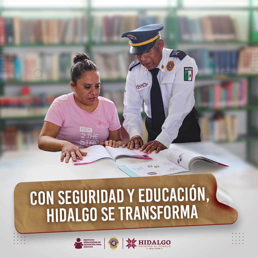 📚🖋️ Transformar la vida de alguien también es enseñarle a leer y escribir. ¡Súmate! Bríndale seguridad y justicia social. 👨🏽🏫
📞Informes al 800 012 4432 o en la página: ihea.hidalgo.gob.mx
#TransformarConEducaciónYSeguridad