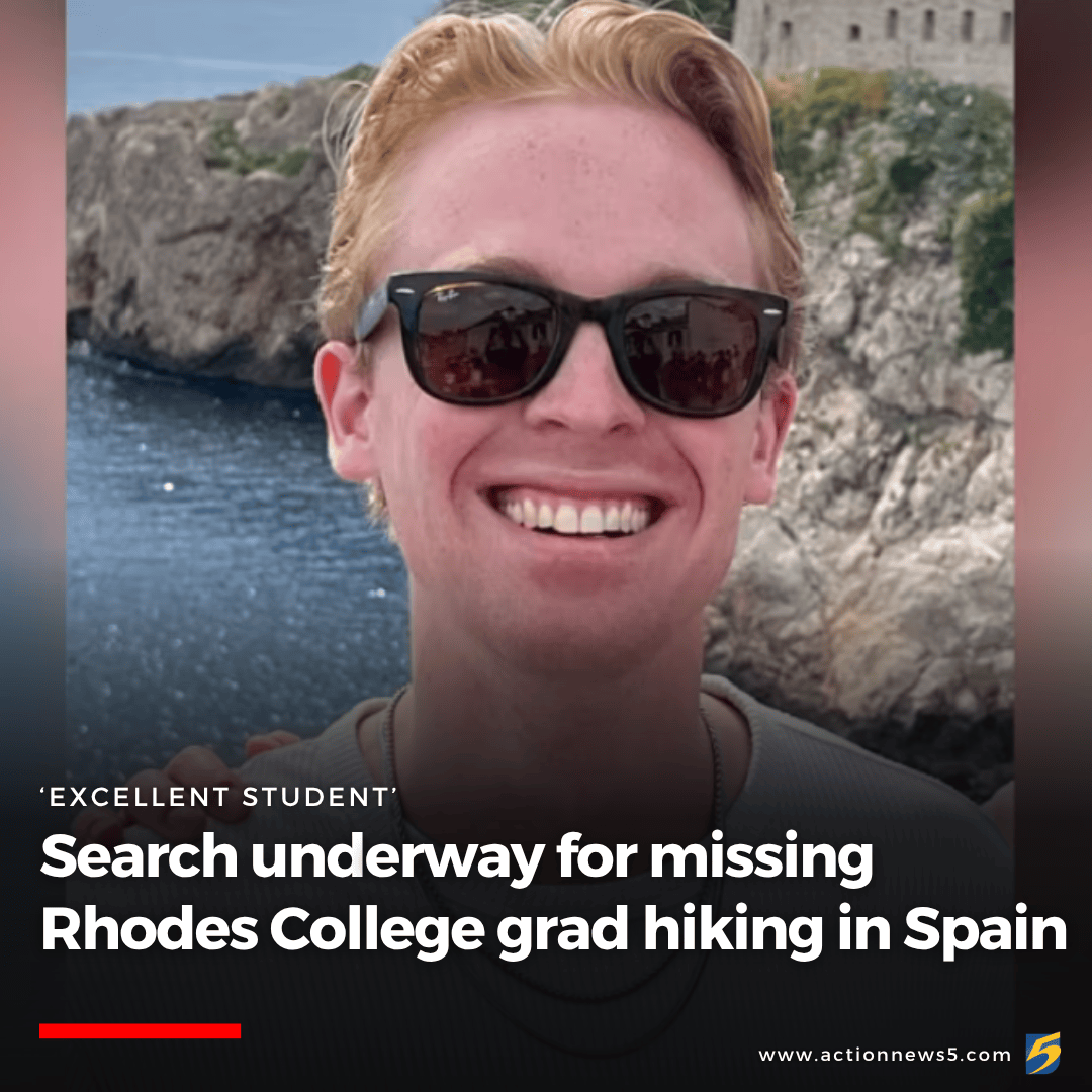 WMCActionNews5's tweet image. Rescue teams in Spain are searching for an American hiker missing in the Pyrenees.
Rhodes College says the hiker, 27-year-old Cole Henderson, graduated from the Memphis school in 2020. tinyurl.com/23zxjvxw