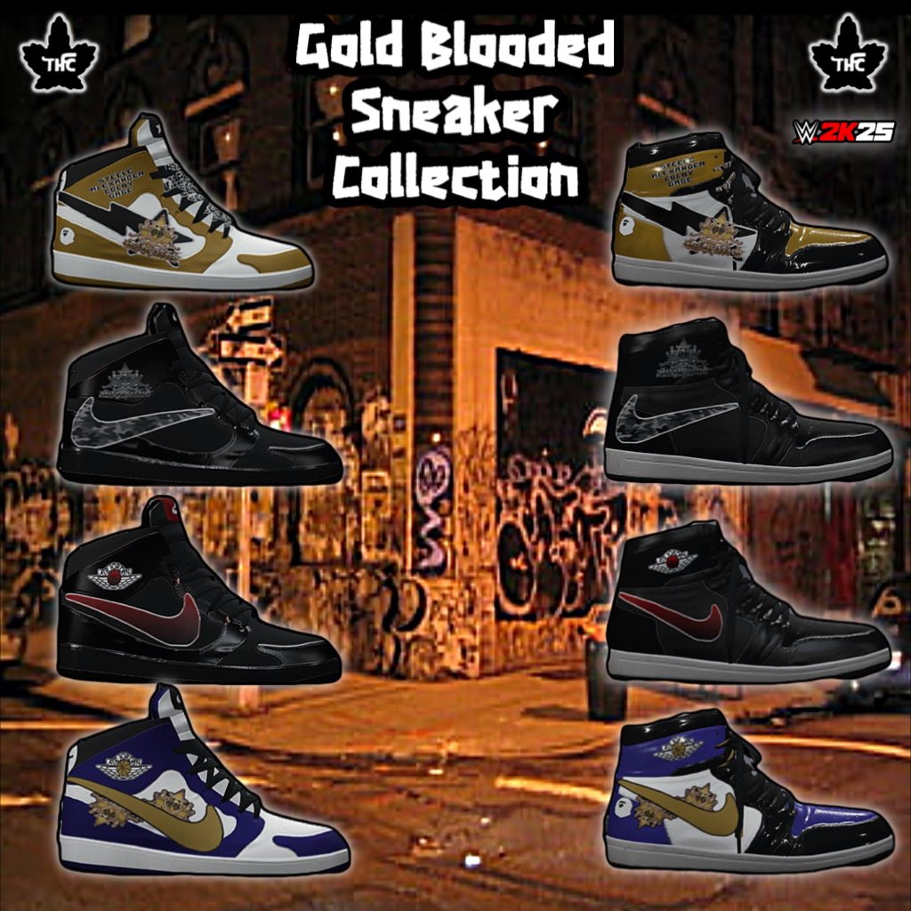 Gold Blooded Sneaker Collection

#WWE2K25
