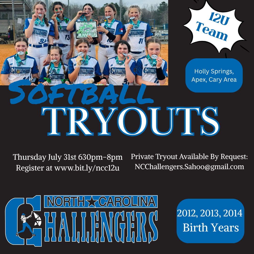 NC Challengers Fastpitch Softball Organization (@ncchallengersfp) on Twitter photo 