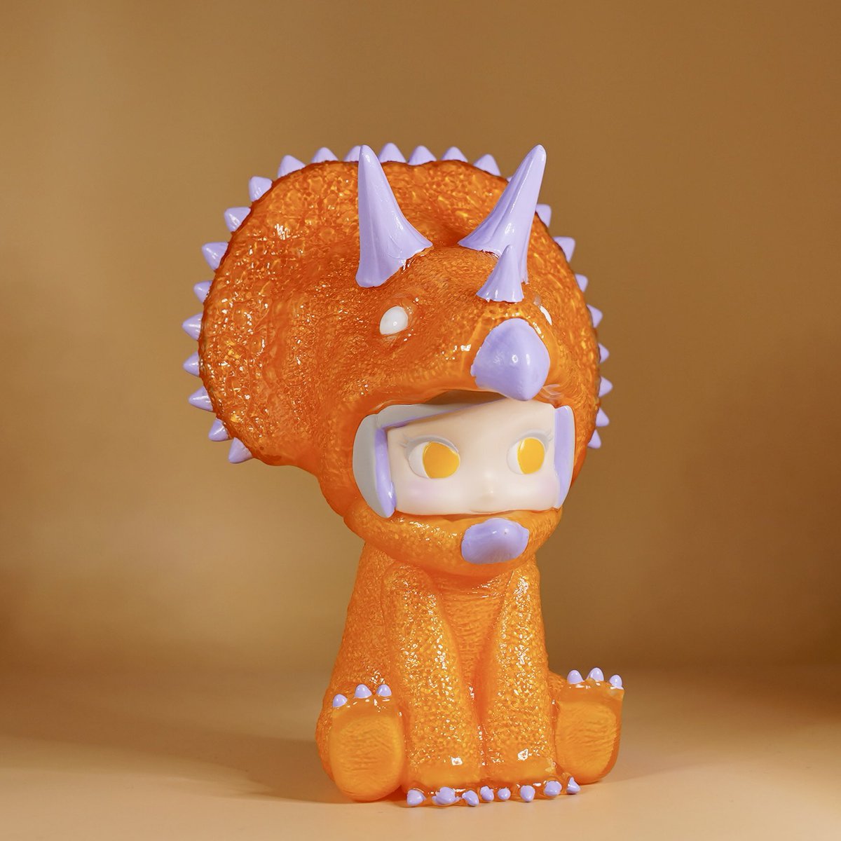 日本玩具制作所　CUTIE トリケラ　ピンク×グリーン　ソフビ 日本玩具制作所 CUTIE トリケラ ピンク×グリーン 日本玩具製作所