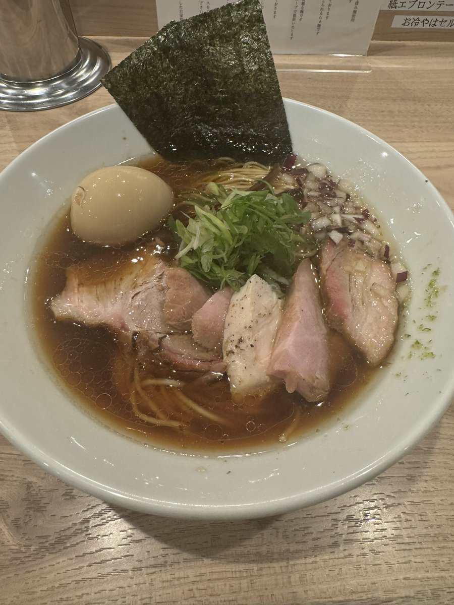 麺処 にし尾 - 柏
特製鶏らぁ麺【醤油】